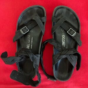 Birkenstock suede sandals